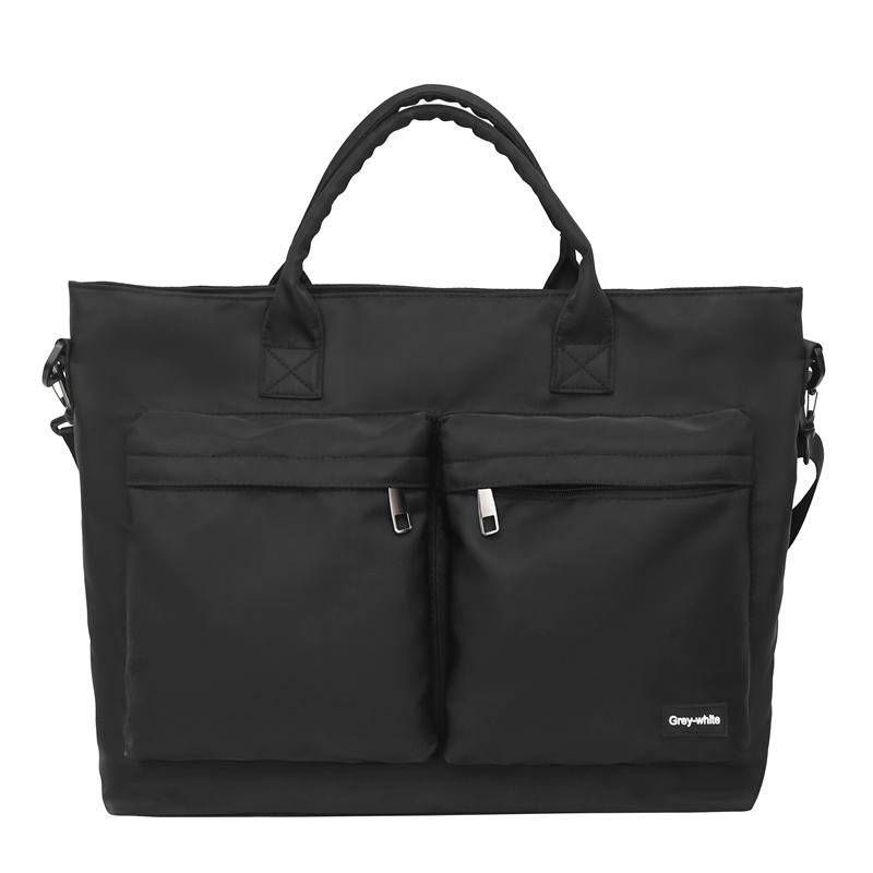 Large Capaci Nylon Busin Casual Crossbody Bag Single Oulder Commuter Ort Trip Travel Bag Handheld Mailman Bag