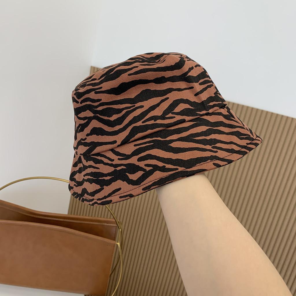

Модная панама с зебровым принтом для женщин, дышащая хлопковая шляпа от солнца для защиты