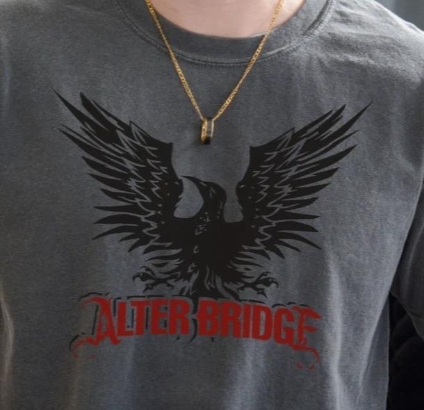 Футболка Alter Bridge Blackbird Рок-группа Премиум Винтаж Черный Комфортный Цвет L