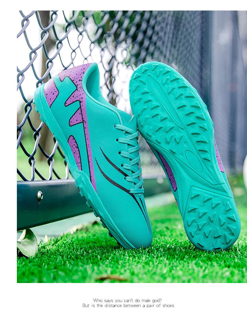 Long Nail AG Low-Top Artificial Grass Soccer Shoes for Men & Women