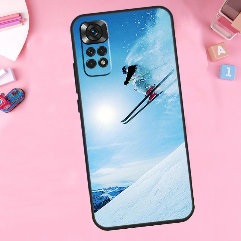

Ski Neige Snowboard For Xiaomi Redmi Note 13 14 9 10 11 12 15 Pro Plus Phone Case For Redmi 15 C 14C 10C 12C 13C Redmi Note 12 4G