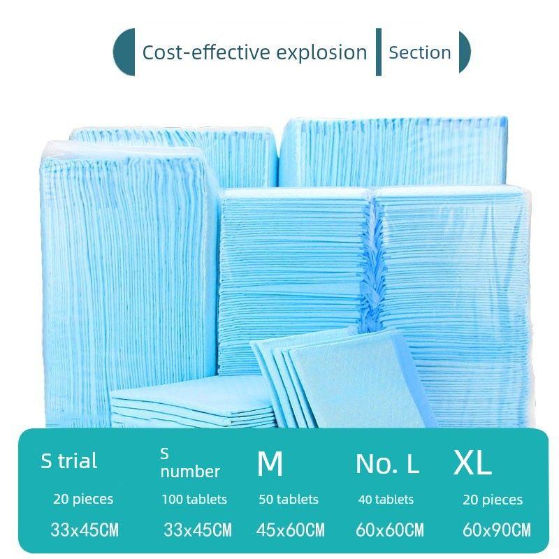 

Dog Diapers Teddy Puppy Absorbent Urine Pad Baby Diapers Golden Retriever Large Medium Thick Deodorant Diapers Pet Supplies Special offer [trial pack 20] S