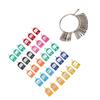30pcs Portable Key Organizer Iron Split Ring Key Labels Multi Keys Holder Keychain  Houses