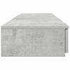 Bed Drawers Concrete Grey 150 X 36.5 X 16.5 Cm Engineered Wood