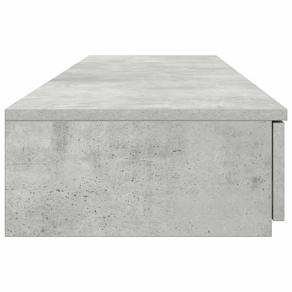 Bed Drawers Concrete Grey 150 X 36.5 X 16.5 Cm Engineered Wood