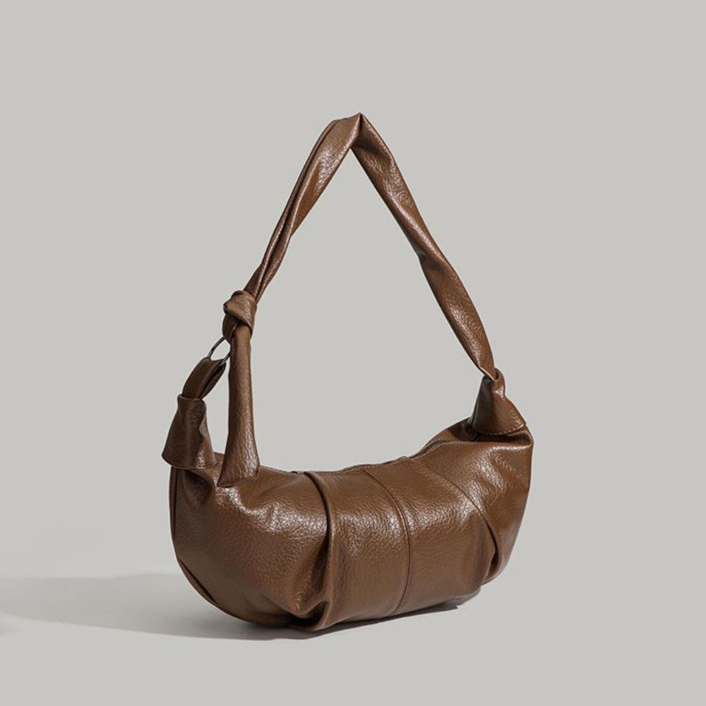 

Folded dumpling bag new Korean retro casual versatile niche design handbag large capacity shoulder bag