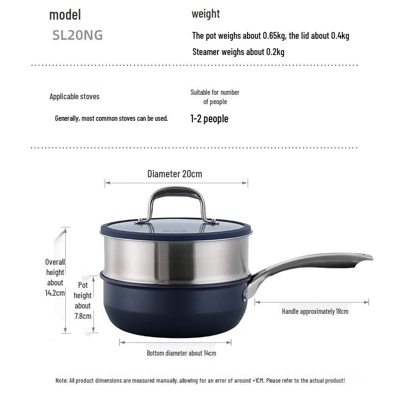 COOKER KING Aluminum Non-stick Milk Pot