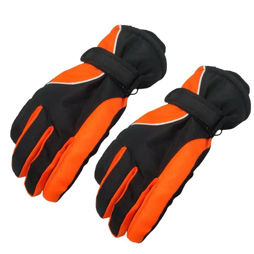 Waterproof Cycling Gloves Warm Snowboard Gloves Fashion Winter Skiing Gloves for Men Women