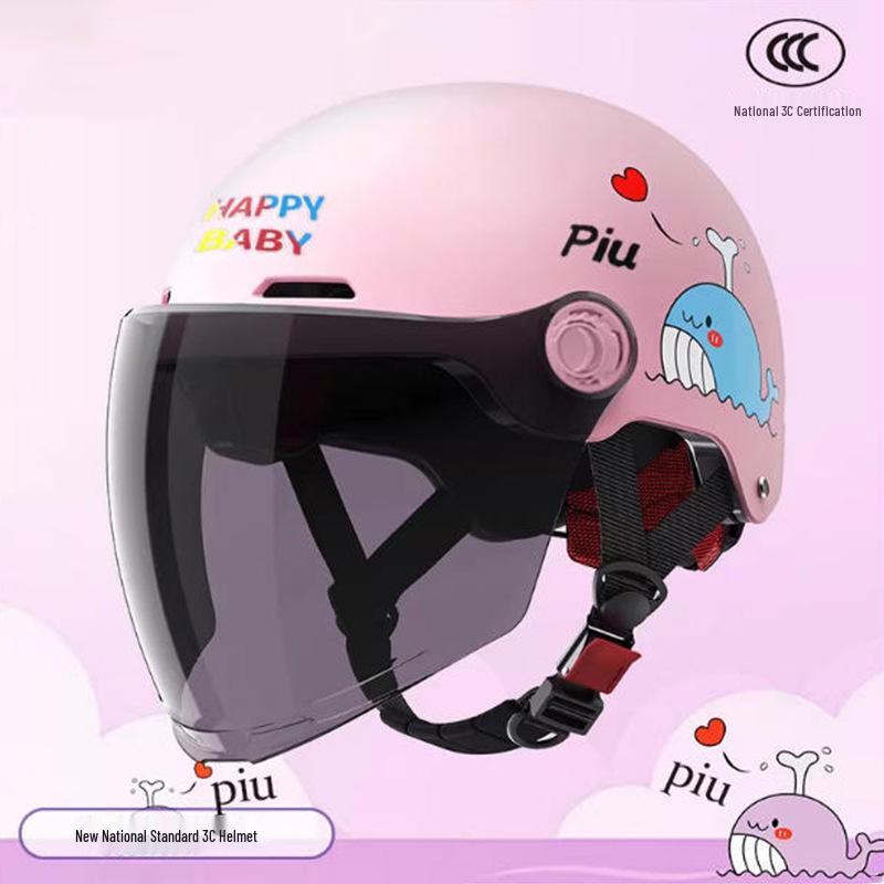 

3C Certified All-Season Children s Electric Vehicle Helmet with Sun Protection for Boys and Girls