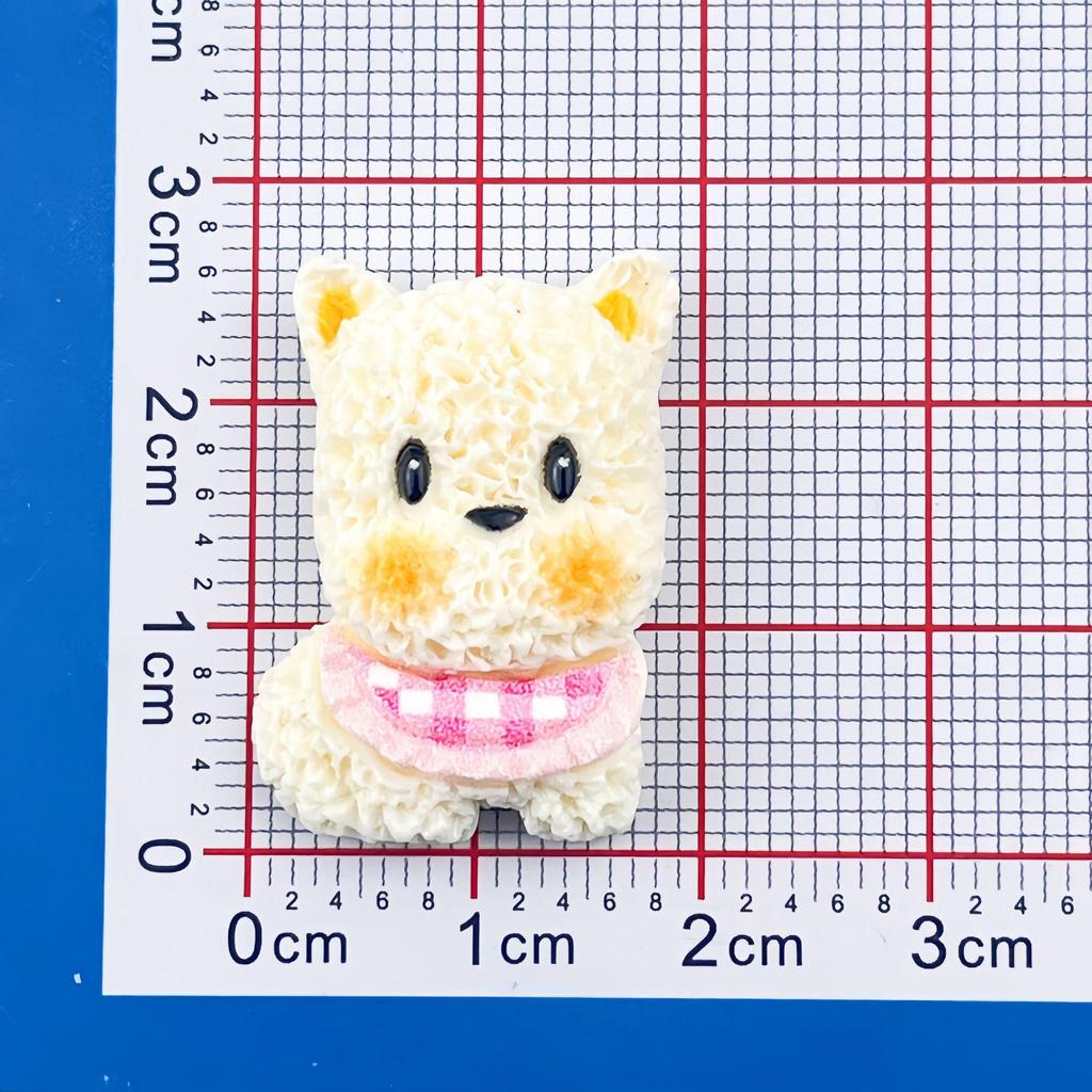 Adorable Puppy Resin DIY Beading Pen, Phone Case, Keychain, Handmade Hair Clip Accessories.