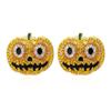 Accessories Rhinestone Pumpkin Earrings Pumpkin Stud Earrings Women's Earrings Halloween Ear Stud