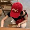 New alphabet baseball caps for men and women, big head circumference in spring and summer, small face, versatile sun hat, peaked cap Paris