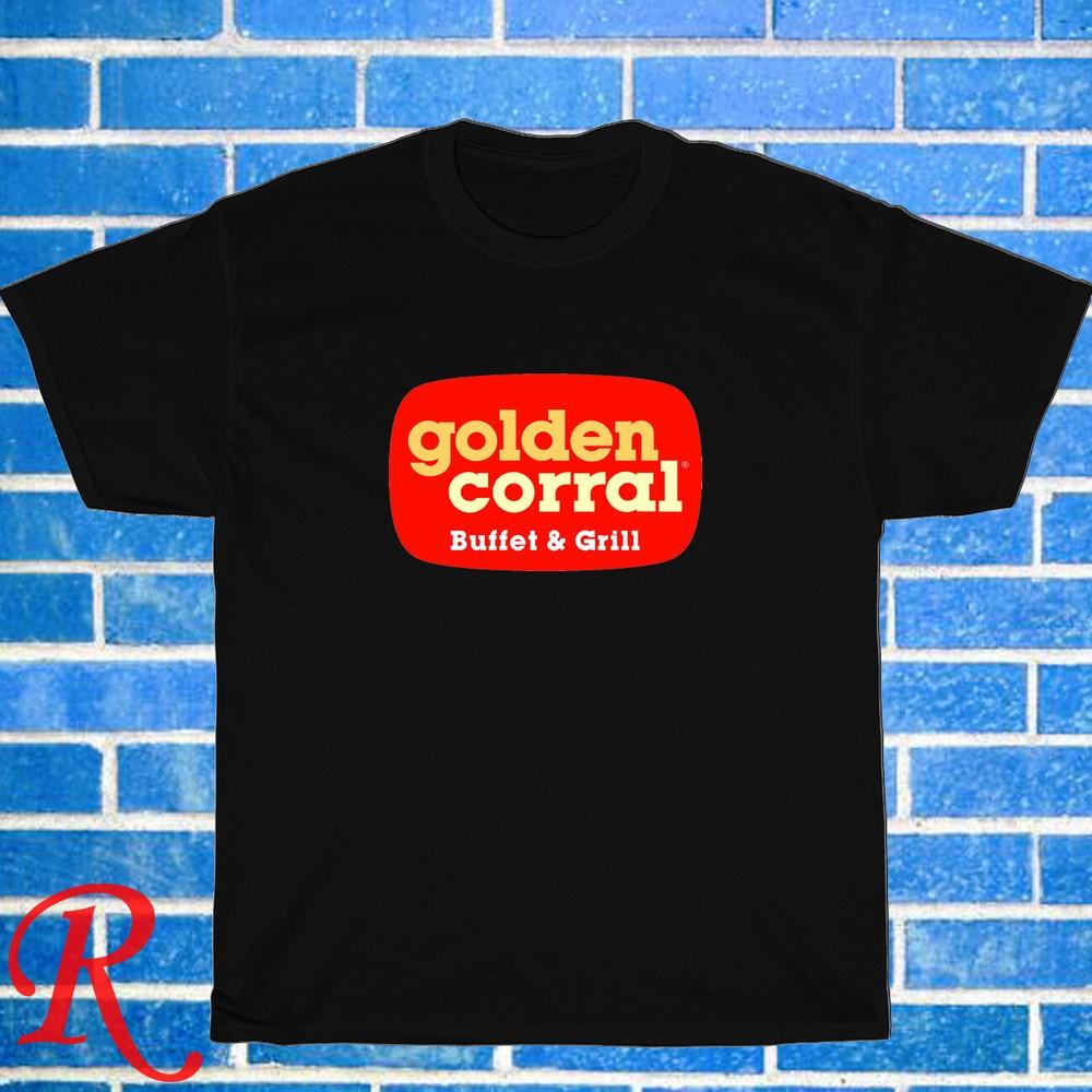 

Golden Corral Restaurant Logo Black Grey Navy White Size S-5XL Unisex T-Shirt 2XL