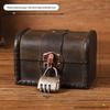 Vintage Holzaufbewahrungsbox mit Deckel für Schmuck und Accessoires Home Office Organisation