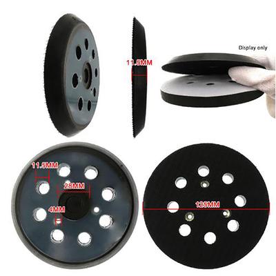 8 Holes Backing Disc Sanding Pads Hook Loop For Makita Random Orbit Sander 125mm