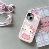 3D Bowknot Hello Kitty Ears Cover For Samsung Galaxy S25 S24 S23 S22 Plus Ultra S24 FE Note 20 A52 A35 A15 A25 A32 5G Phone Case