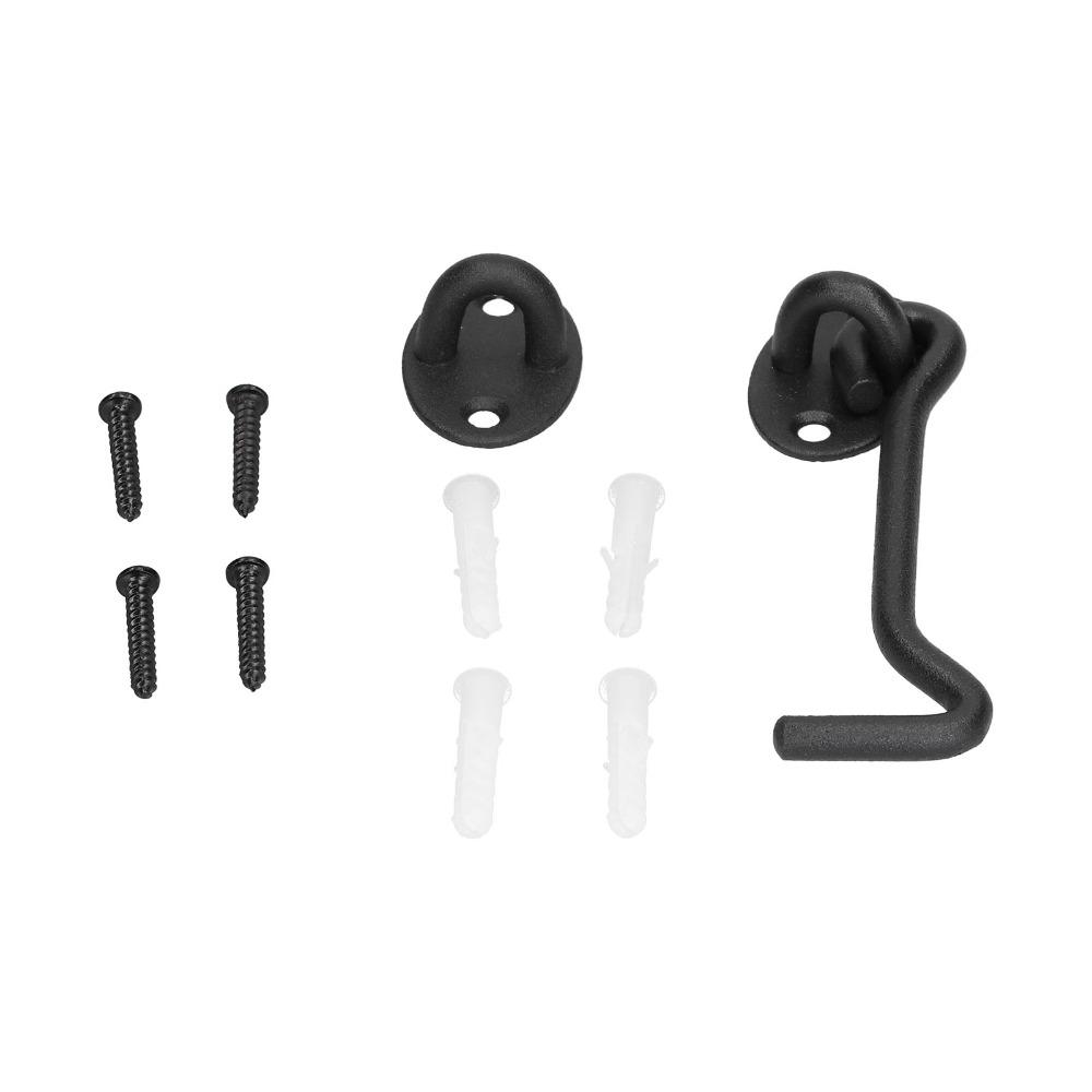4 Inch Sliding Door Latch Black Gate Latch Hardware Barn Door Lock Sliding Door