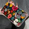 Transparent Flower Pattern Phone Case For iPhone 17e 17 16 15 14 13 Pro Max 17 16 Pro 16e 12 11 Clear Shockproof Soft Back Cover