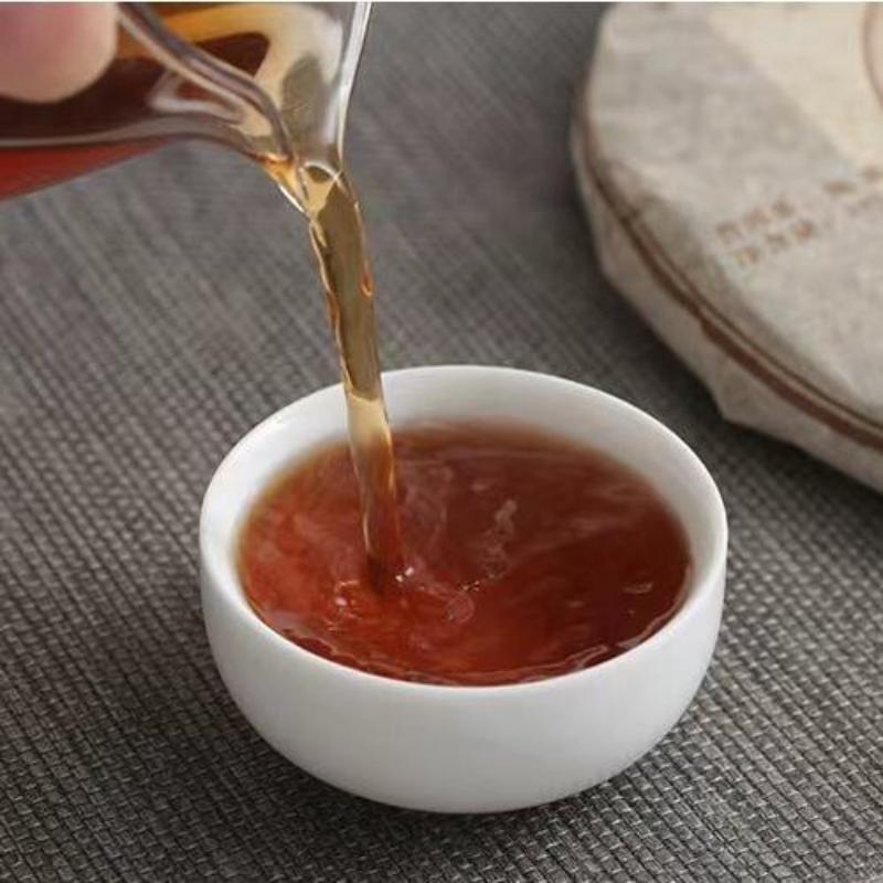 357g Yunnan Cooked Puerh Tea Top Old Tree Pu-erh Ripe Tea Cake Natural Pu'er Tea