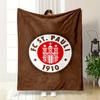 FC St. Pauli Logo Decke für alle Jahreszeiten Decke Mittagspause Überwurf Geschenk