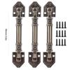 Antique Door Handle Aluminum Alloy Cabinet Door Pull for Closet Cupboard Wooden Gate Hardware