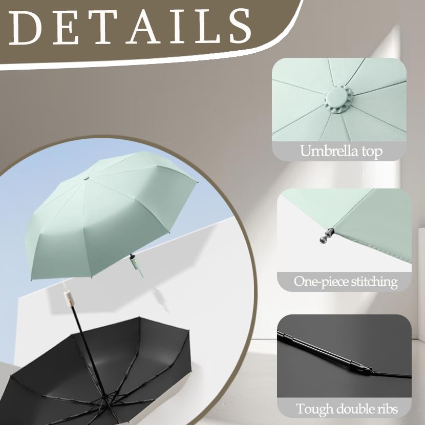 This simple folding umbrella features a automatic opening and closing mechanism and a wide Velcro It features eight is and making it ideal for both