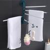 Bath Stand Wall Mounted Organization Bathroom Storage Holder Towel Hanger Towel Rack Towel Bars