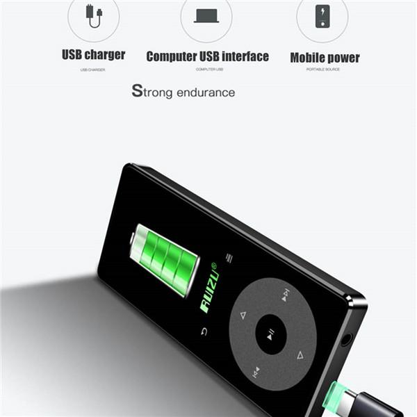 Buy New RUIZU X02B MP3 Player With Bluetooth 5.0 Portable Lossless