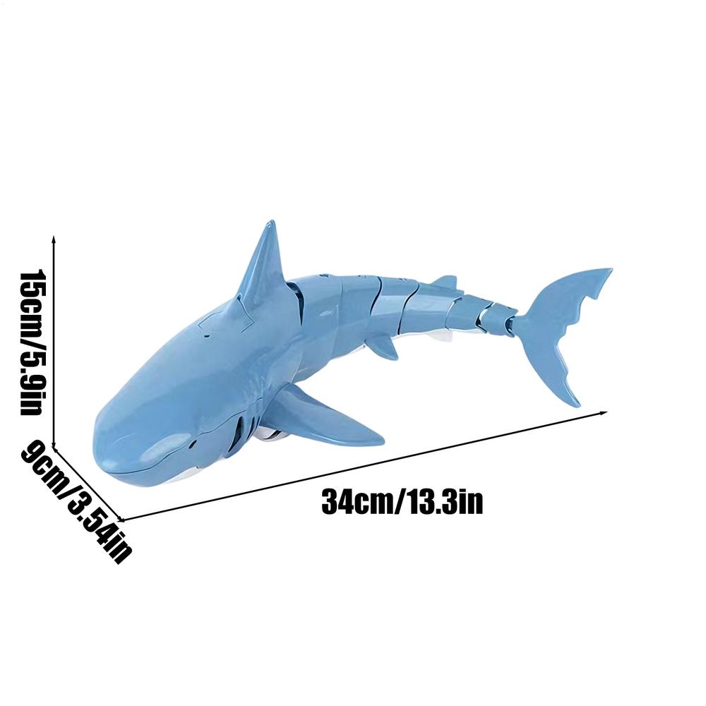 2.4G Simulation Remote Control Shark Toy Highly Realistic Diving Shark Radio Remote Control Toy Waterproof Collection Kid Toy