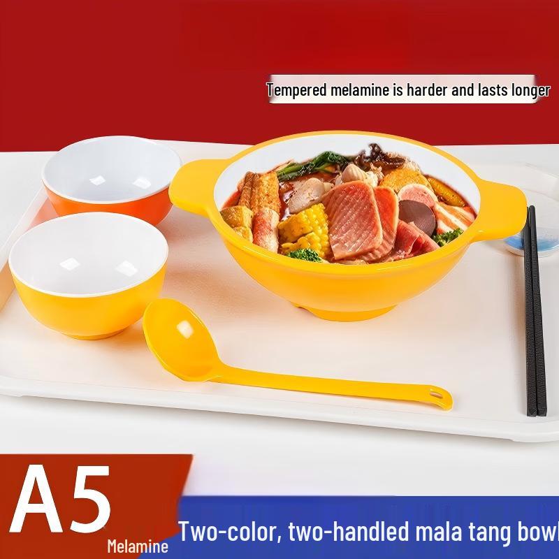 Diruien Melamine Commercial Noodle and Soup Bowl