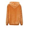 Sweat-shirt à capuche en peluche à manches longues pour homme