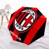 AC Milan, Forza Milan- Automatic Opening and Closing, 8-rib Structure Portable Umbrella, Suitable for Men and Women in All Seasons - Perfect