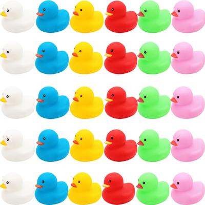 AZNABLE Duck Bath Toy, Floating Duck for Bath (30 Colorful Ducks)