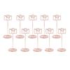 10PCS Table Number Holders Envelope Shape Metal Card Clips for Photo Menu Place Cards Restaurant Wedding Party