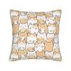 Kittens In the Wild  Pillowcase Polyester Cushion Cover Decoration Cats Pattern Pillow Case Cover Sofa Drop Shipping Xcm