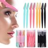 10/40Pcs Eyebrow Trimmer Face Blade Shaver Portable Eye Brow Epilation Hair Removal Safety Eyebrow Cutting Woman Makeup Tools