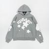 Sudadera con capucha Sp5der Versión Alta Estampado de Telaraña: Ajuste Americano de Moda para Hombre