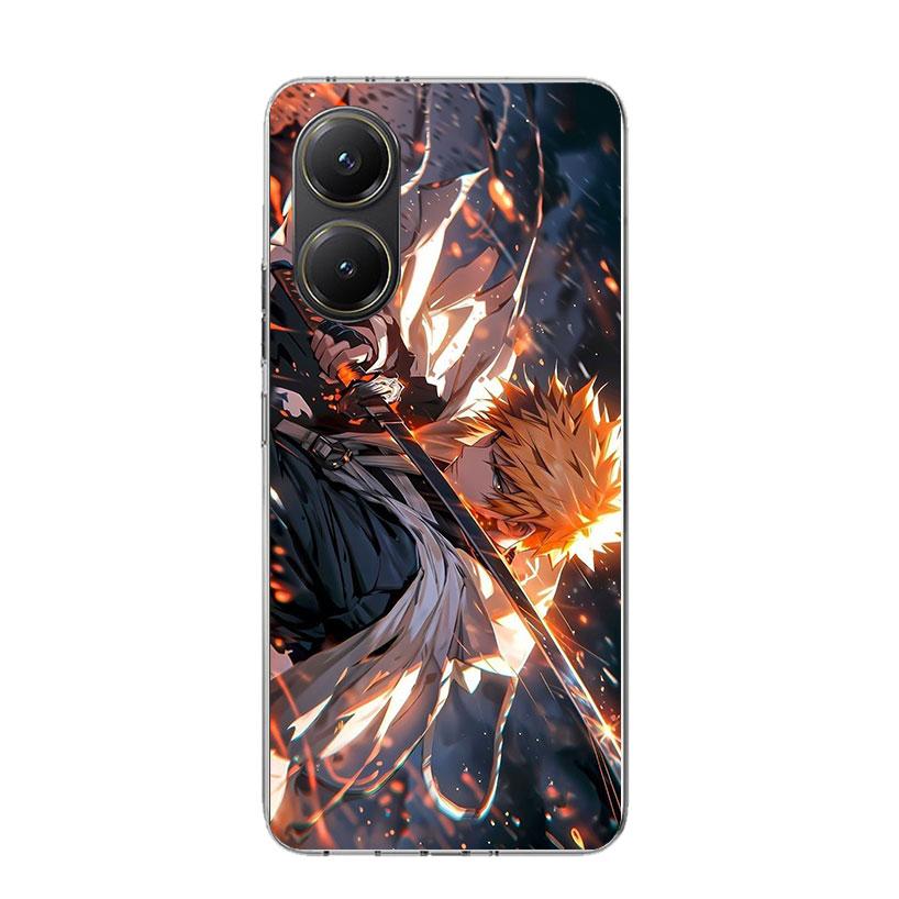 Kurosaki Ichigo Bleach Phone Case For Xiaomi Poco F7 Ultra X7 X6 Pro X5 Redmi 15 15C 13 13C 12 12C 10 10A 10C 9 9A 9C 9T Shell P