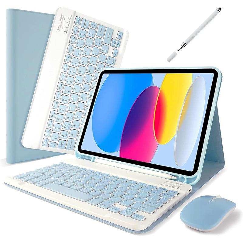 Compatible 10th Gen iPad A16 10.9" Magnetic Detachable Bluetooth Keyboard Case
