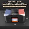 Automatic Card Shuffler 2000mAh Rechargeable Quiet Electric Poker Card Dealer Machine Card Dealing Device for Travel Home Party
