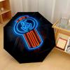 Kenworth Print 8?Ribs Automatic Umbrella Wind Resistant Lightweight Folding Umbrella For Outdoor Travel