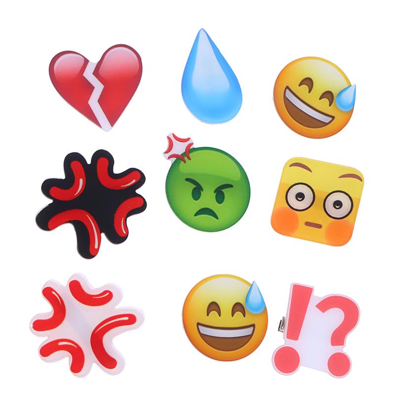 

3 шт. забавные заколки для волос с смайликами, милые капли воды, украшение для волос, заколка для боковой челки для девочек