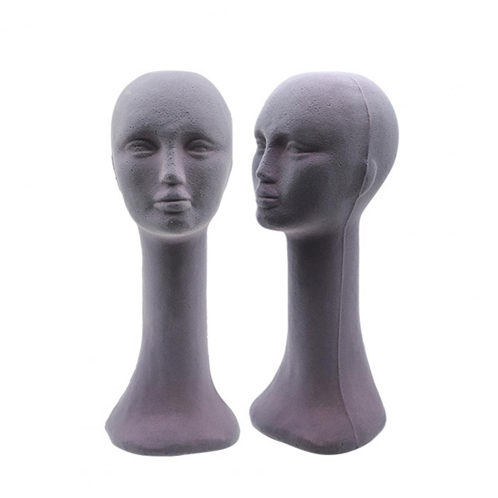 Foam Female Mannequin Head Holder Wig Hat Glasses Jewelry Display Stand DIY Drawing Salon Foam Head