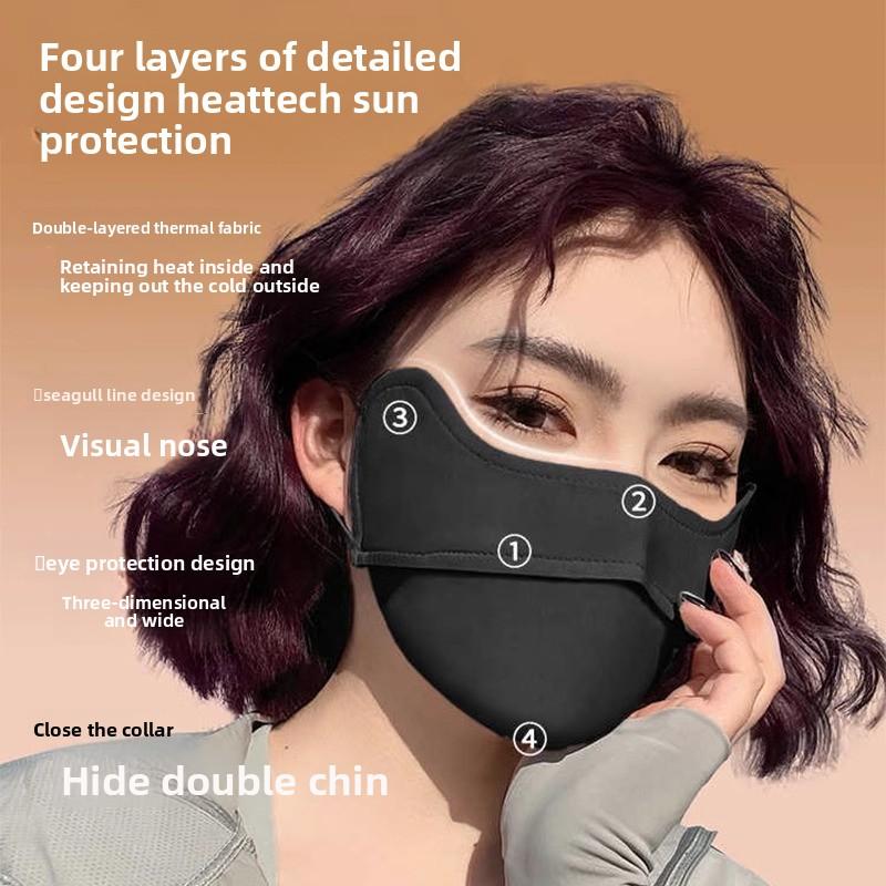 Unisex Autumn&Winter Windproof and Cold-Resistant Washable Fashionable High-Profile 3D Face Masks