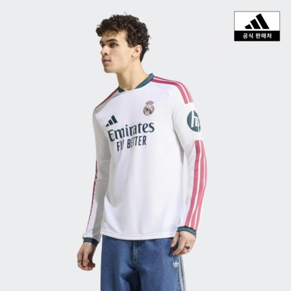 Adidas Real Madrid Long Sleeve Home Jersey Kc3952 KC3952/XS