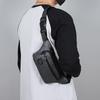 Borsa a tracolla da uomo casual – Marsupio resistente in PU con tasche multiple per esterni, moto e viaggi