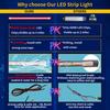 Bandes LED DUOFU365, Bande LED pour Voiture, Éclairage de Pied, Intérieur, Bateau, Moto, Feu Arrière,