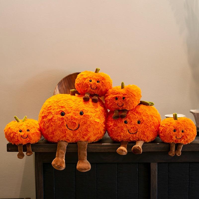 Bai Fen Bai Dolls And Toys Orange Vegetables, Fruits, Plush Toys, Good Luck, Persimmons, Grabbing Machine Dolls, Wedding Throwing Dolls