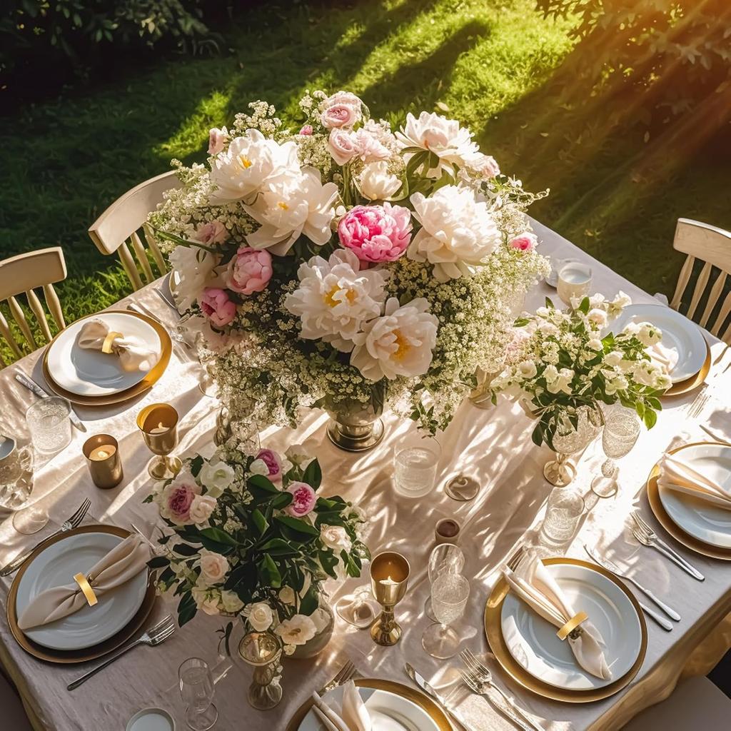 LemonRoad 12 Pcs Gold Napkin Rings Set Wooden Napkin Holders Handmade Dining Buckles Farmhouse Semicircle Serviette Ring Bulk for Table Decoration