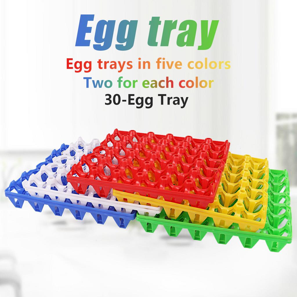 10 Pak Bulk Eierdozen Plastic Eierbakken Eierkratten Plastic Eierdozen Voor Thuis Kippenhouders